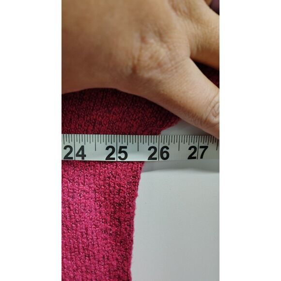 Time & Tru Women's XL Knit Pink Long Sleeve Sweater - Picture 6 of 6